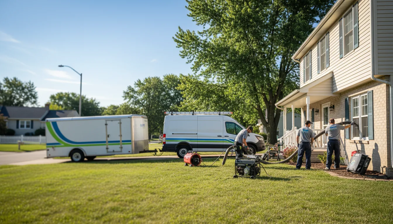Flooded Basement Restoration And Cleanup With Repair in Elba, NE near me